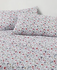 Sunham Microfiber Easy Care Printed -Pc. Sheet Set