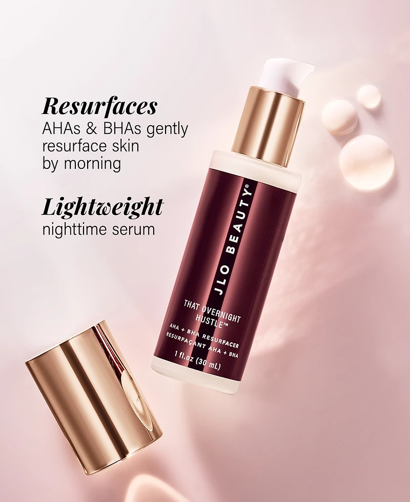 JLo Beauty That Overnight Hustle Aha + Bha Resurfacer