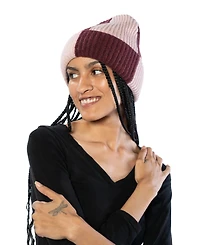 Marcus Adler Color Block Cuff Beanie
