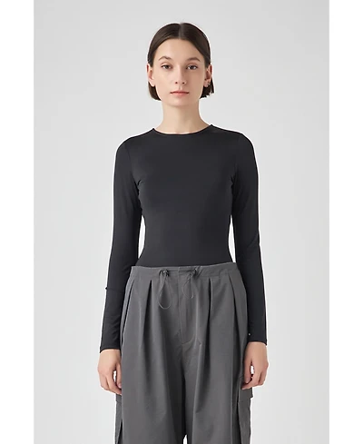 Grey Lab Women's Long Sleeve Soft Bodysuit