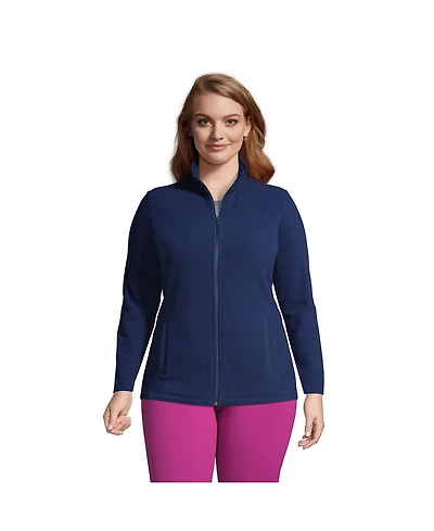 Lands' End Plus Anyweather Fleece Full Zip Jacket