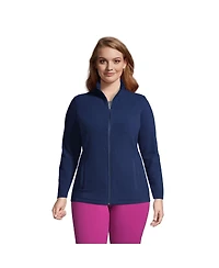 Lands' End Plus Anyweather Fleece Full Zip Jacket