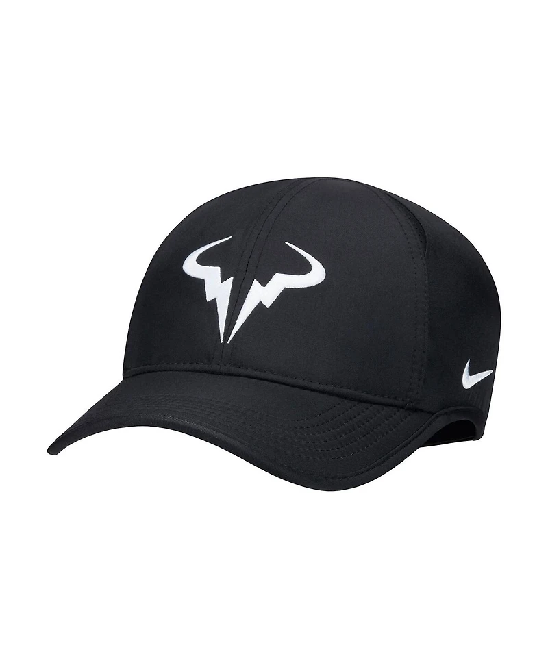 Men's Nike Black Rafael Nadal Featherlight Club Performance Adjustable Hat