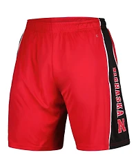 Men's Colosseum Scarlet Nebraska Huskers Panel Shorts