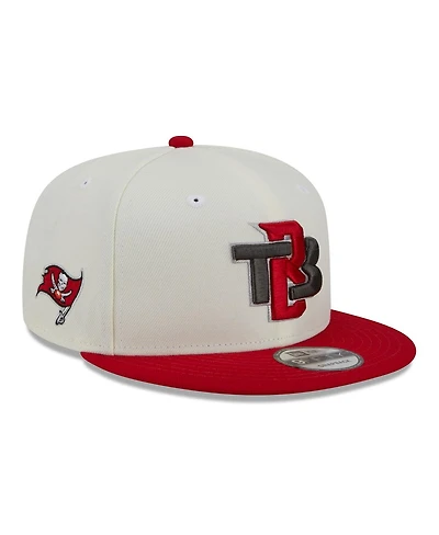 Men's New Era Cream, Red Tampa Bay Buccaneers City Originals 9FIFTY Snapback Hat