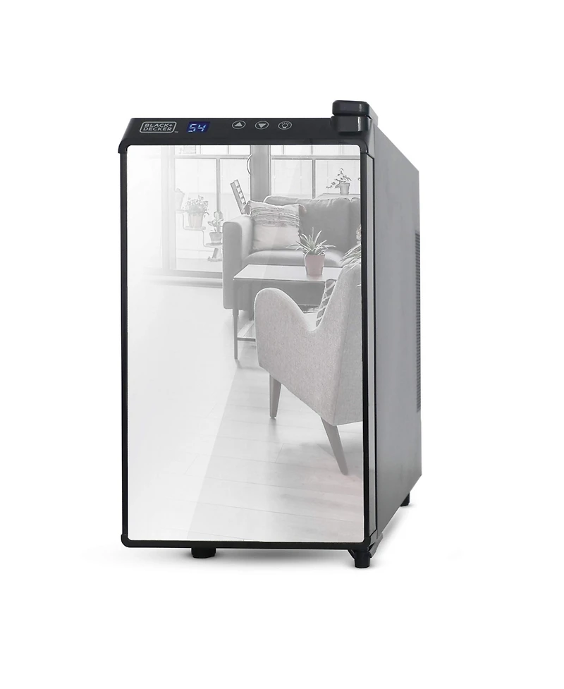 Black & Decker 8 Bottle Capacity Wine CellarMirror Door