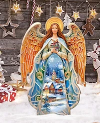 Designocracy Blessing Home Angel 32" Christmas Outdoor Garden Decor G. DeBrekht