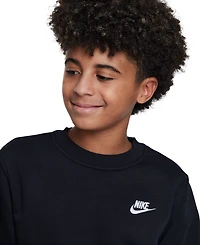 Nike Big Kids Sportswear Club Fleece Classic-Fit Sweatshirt