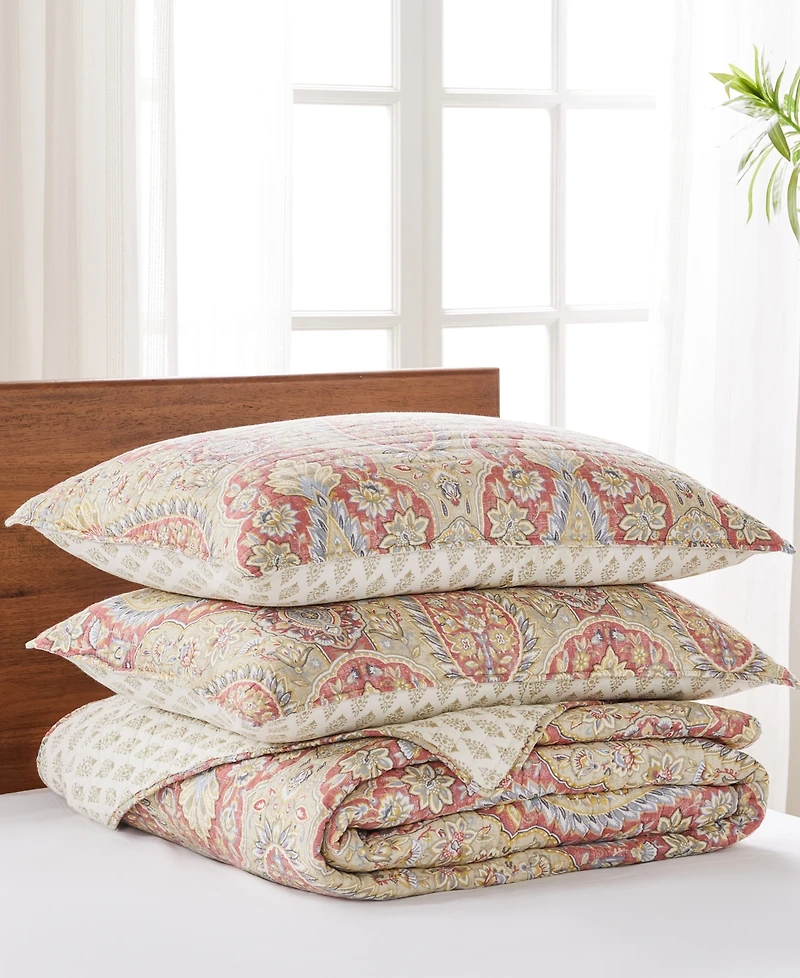 Levtex Emel Reversible 3-Pc. Quilt Set, King/California King