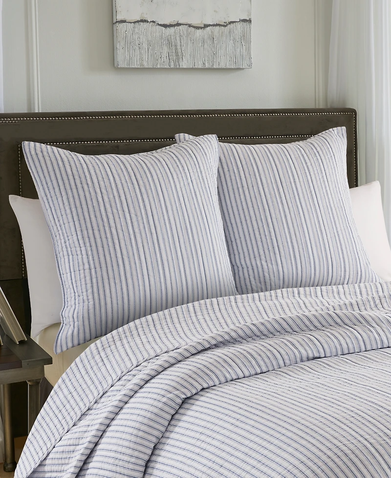 Levtex Tobago Stripe 2-Pc. Sham Set, European