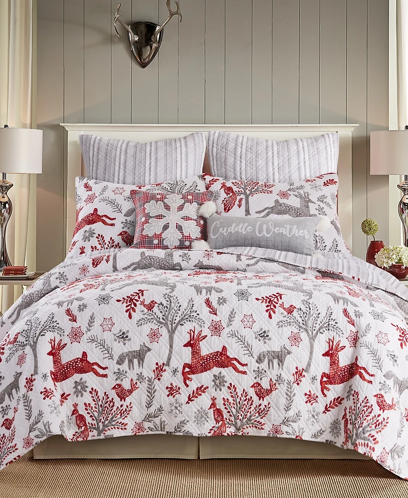 Levtex Winterland Scandinavian Inspired 2-Pc. Sham Set, European