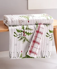 Levtex Sleigh Bells Quilted Throw, 50" x 60"