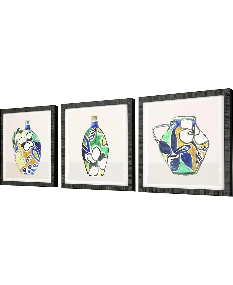 Picasso Vase Framed Art, Set of 3