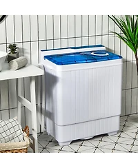 26lbs Portable Semi-automatic Washing Machine