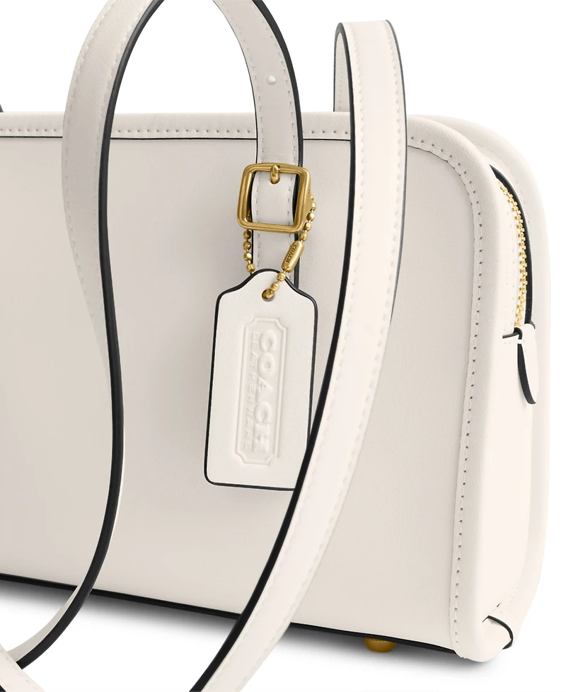 Coach Swing Zip Small Leather Shoulder Bag