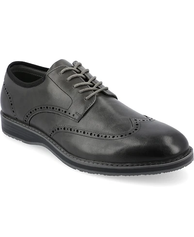 Vance Co. Men's Ozzy Wingtip Tru Comfort Foam Hybrid Dress Shoes