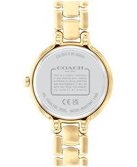 Coach Women's Chelsea Gold-Tone Stainless Steel Bracelet Watch 32mm