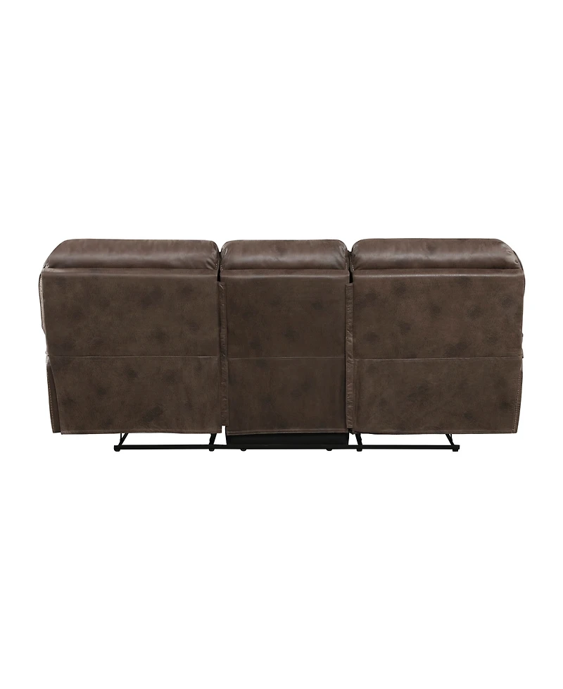 White Label Fleming 90" Double Reclining Sofa