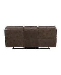 White Label Fleming 90" Double Reclining Sofa