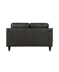 White Label Donegal 60" Leather Love Seat