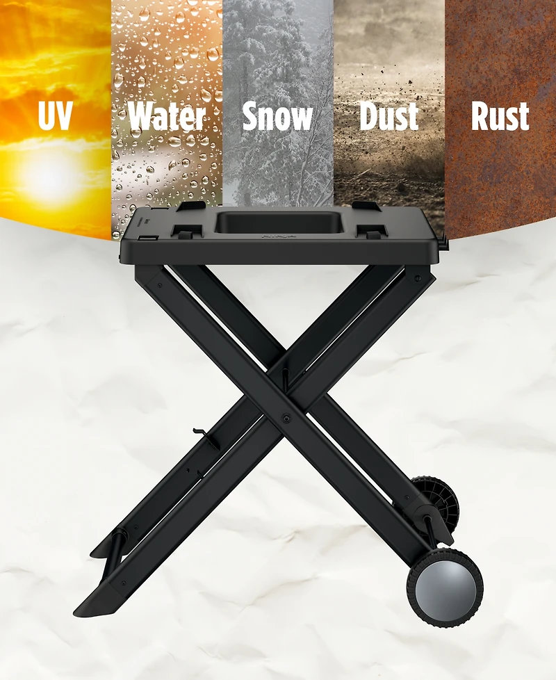 Ninja Wood Fire Collapsible Outdoor Grill Stand, Made for Ninja Wood Fire Grills, Xskstand