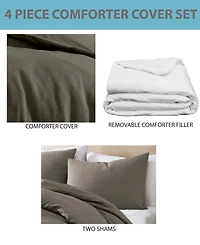 Riverbrook Home Logan 4-Pc. Comforter Set, King