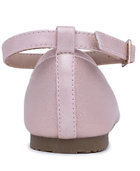 Sugar Little Girls Lanna Round Toe Ankle Strap Flats