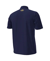 Men's Under Armour Navy Notre Dame Fighting Irish 2023 Aer Lingus College Football Classic Polo Shirt
