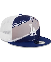 Men's New Era Royal Los Angeles Dodgers Tear Trucker 9FIFTY Snapback Hat