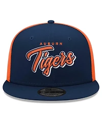 Men's New Era Navy Auburn Tigers Outright 9FIFTY Snapback Hat