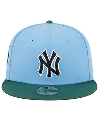 Men's New Era Sky Blue, Cilantro York Yankees 2000 Subway Series 59FIFTY Fitted Hat