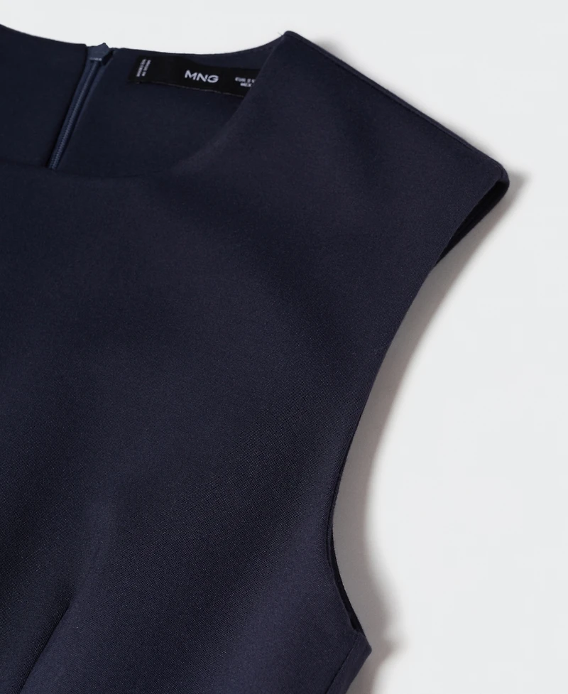 Mango Women's Roma Knit Sleeveless Dress