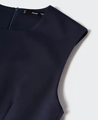 Mango Women's Roma Knit Sleeveless Dress