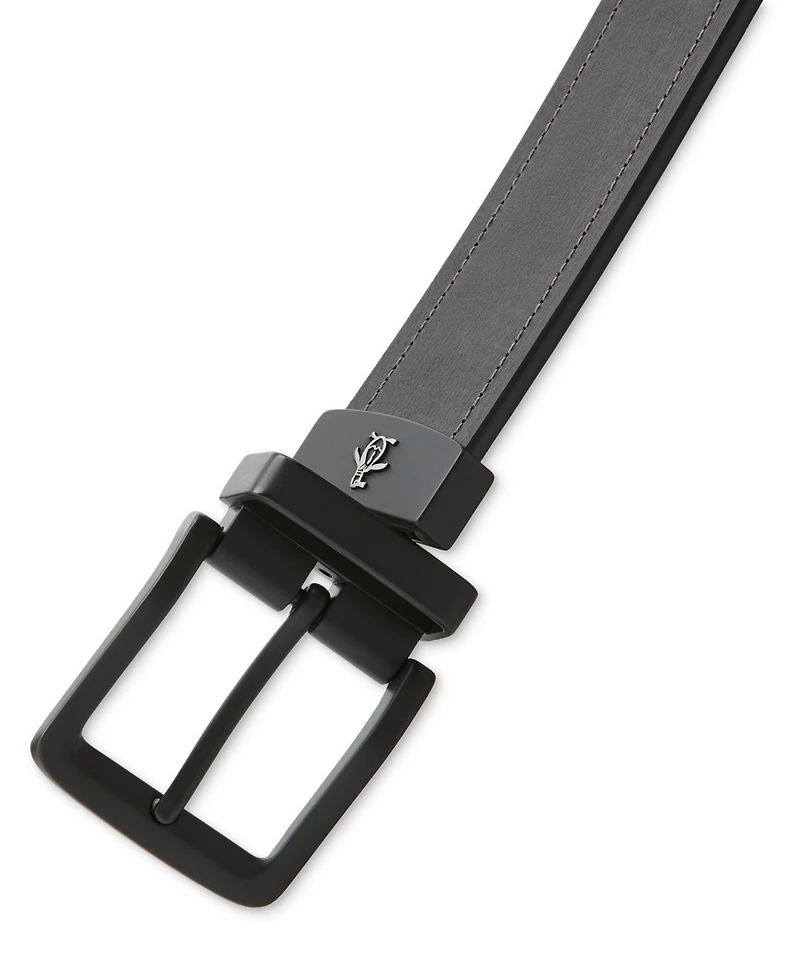 Original Penguin Men's Contrast Stitch Reversible Belt