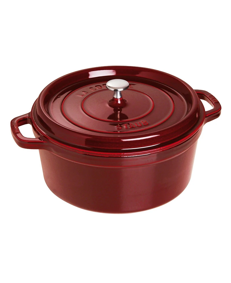 Staub Cast Iron 7-Qt Round Dutch Oven
