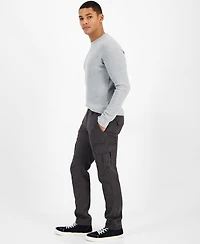 Sun + Stone Men's Garment-dyed Straight-Fit Morrison Tapered Cargo Pants, Created for Macy's