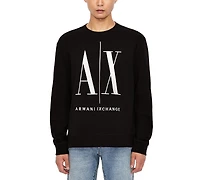 A|X Armani Exchange Men's Icon Logo Pullover Sweatshirt