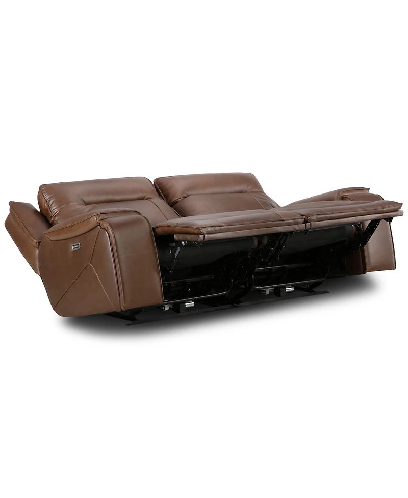Closeout! Hansley 2-Pc. Zero Gravity Power Recliner Leather Sofa, Created for Macy's