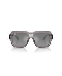 Ray-Ban Unisex Magellan Polarized Sunglasses, Mirror Gradient RB4408