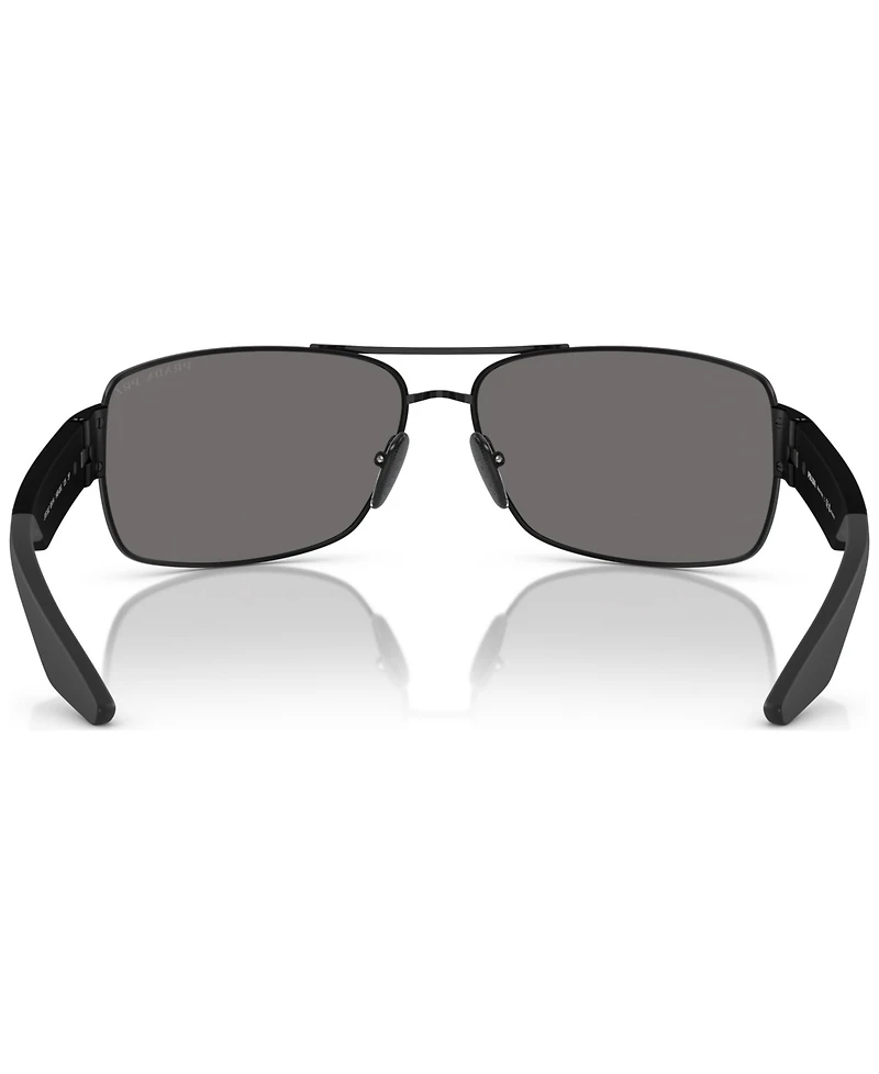 Prada Linea Rossa Men's Polarized Sunglasses, Ps 50ZS