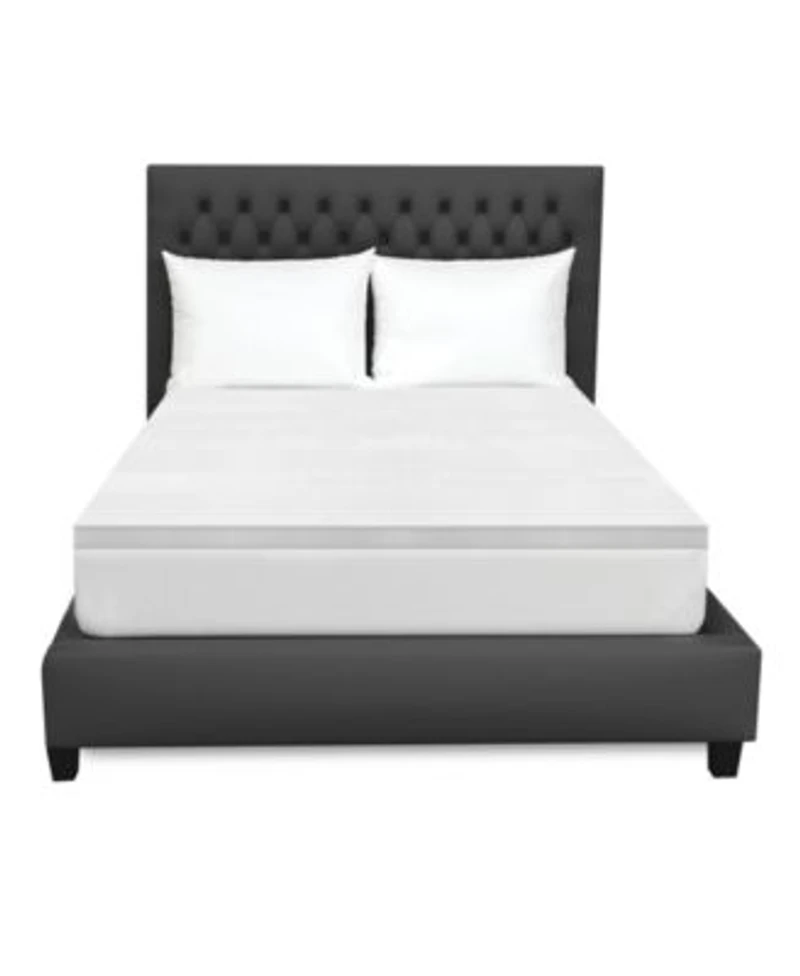 Bodipedic 2 Cooling Gel Memory Foam Mattress Topper With Graphene Infused Cover