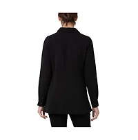 Ripe Maternity Maternity Ripe Tina Button Up Peplum Women Shirt Black