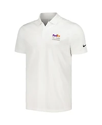 Men's Nike White FedEx St. Jude Championship Victory Performance Polo Shirt