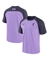 Men's Nike Purple Liverpool Travel Raglan T-shirt