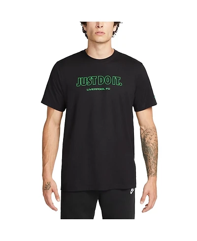 Men's Nike Black Liverpool Just Do It T-shirt