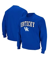 Colosseum Men's Kentucky Wildcats Arch & Logo Pullover Sweatshirt