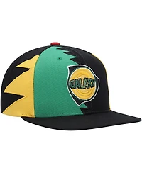 Men's Mitchell & Ness Black La Galaxy Jersey Hook Snapback Hat