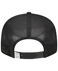 Men's New Era Black Cleveland Guardians Trucker 9FIFTY Snapback Hat