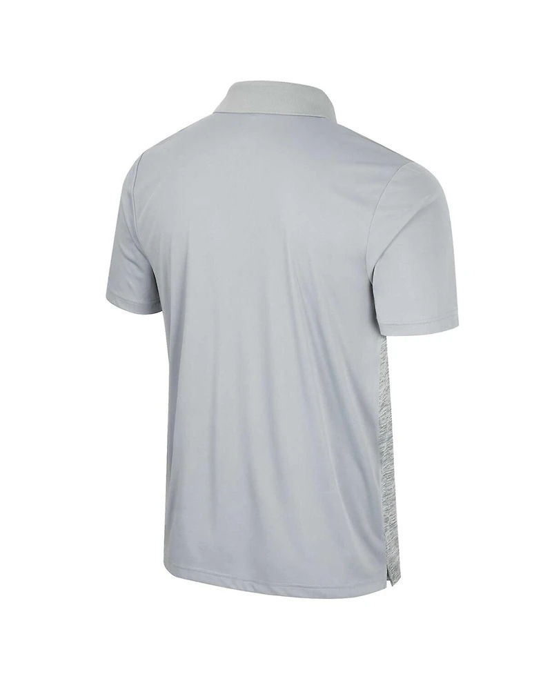Men's Colosseum Gray Cal Bears Cybernetic Polo Shirt