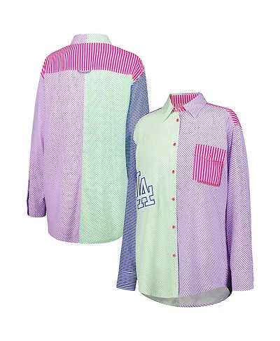 Women's Terez Los Angeles Dodgers Button-Up Shirt